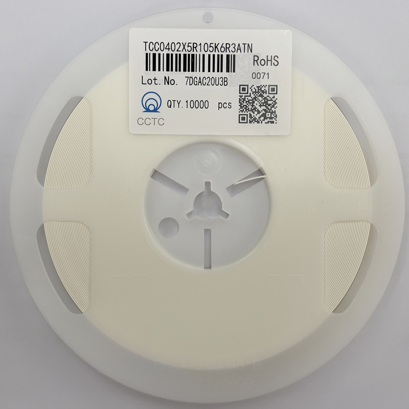 三環(huán)貼片電容TCC0402X5R105K6R3ATN