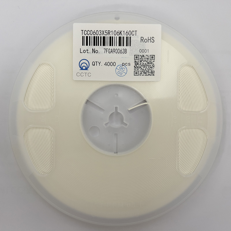 三環(huán)貼片電容TCC0603X5R106K160CT
