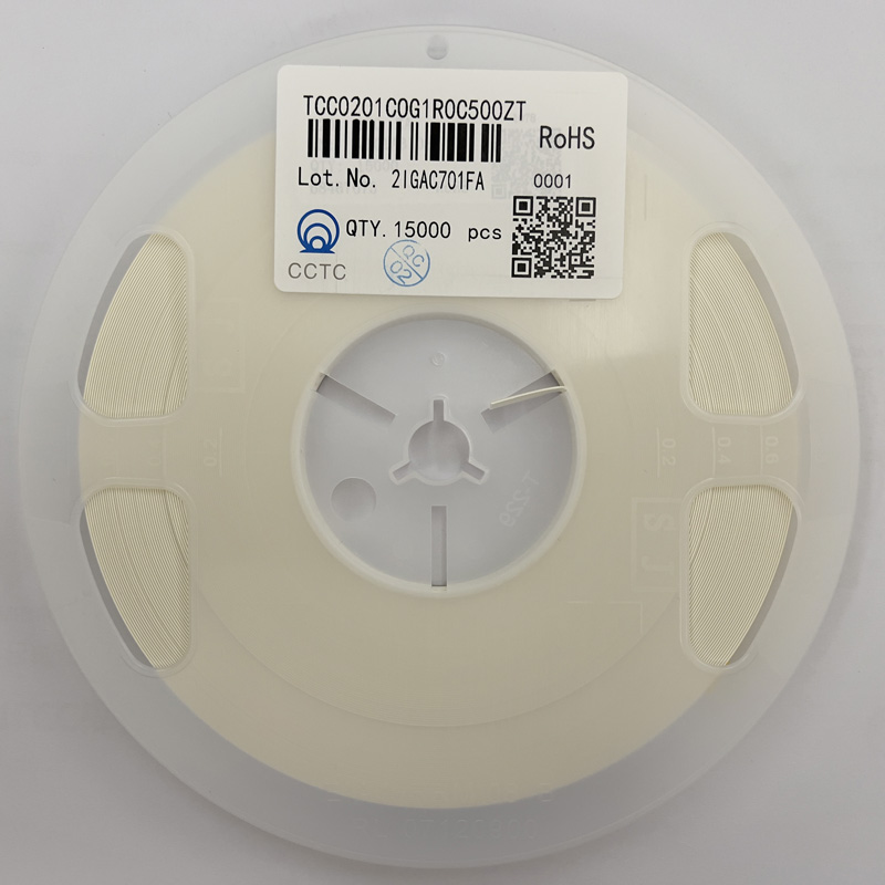 三環(huán)貼片電容TCC0201C0G1R0C500ZT