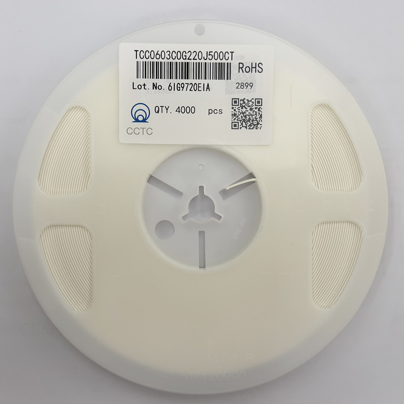 三環(huán)貼片電容TCC0603C0G220J500CT