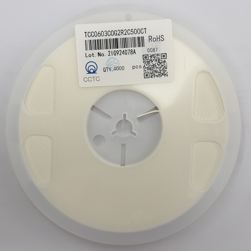 三環(huán)貼片電容TCC0603C0G2R2C500CT