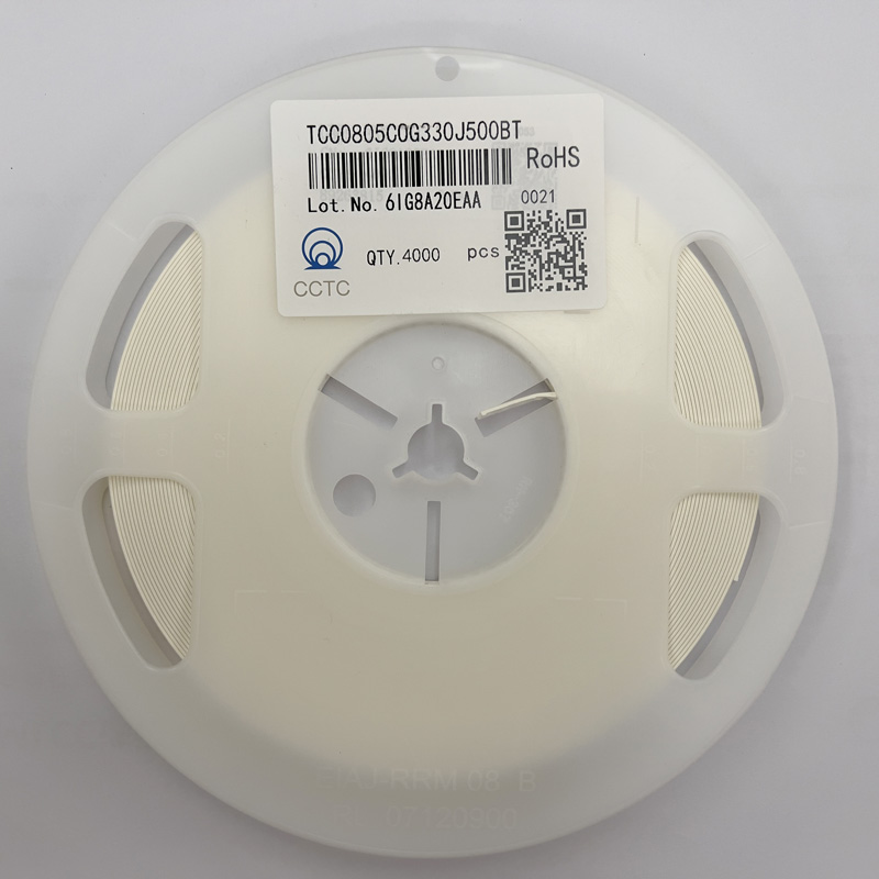 三環(huán)貼片電容TCC0805C0G330J500BT