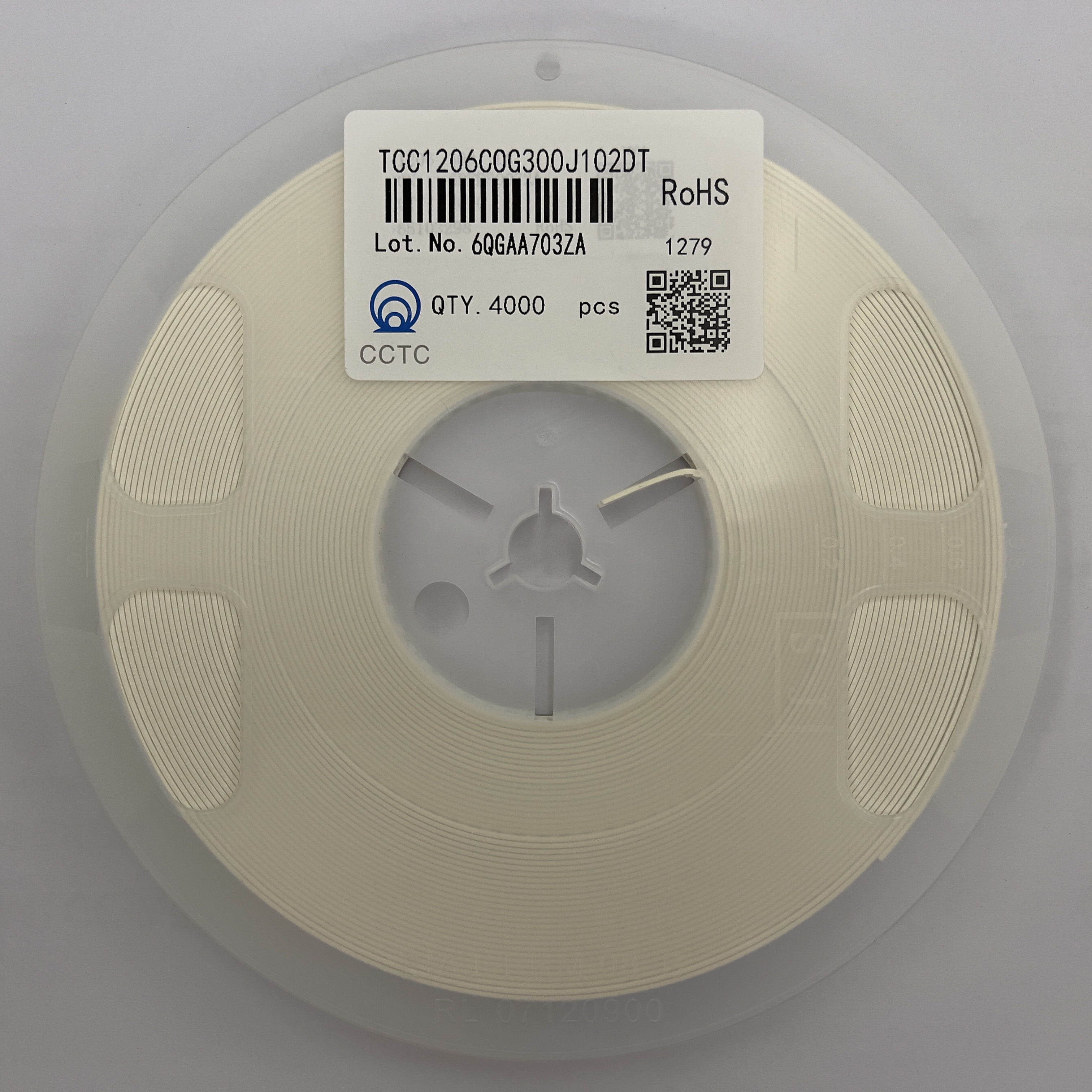 三環(huán)貼片電容TCC1206C0G300J102DT